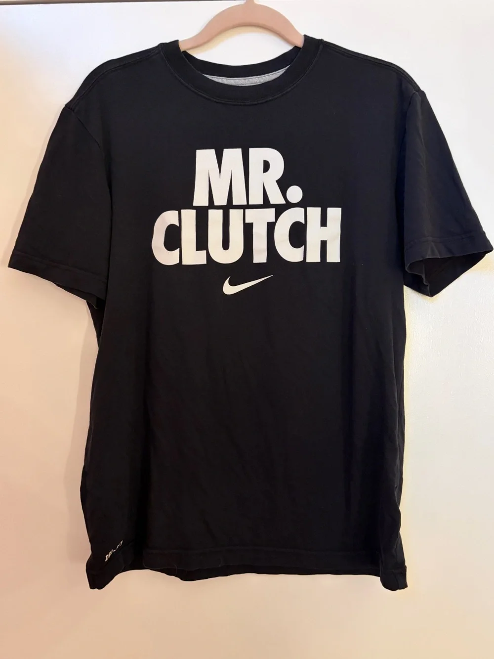 Nike Black 'MR. CLUTCH' Graphic Short Sleeve Tee